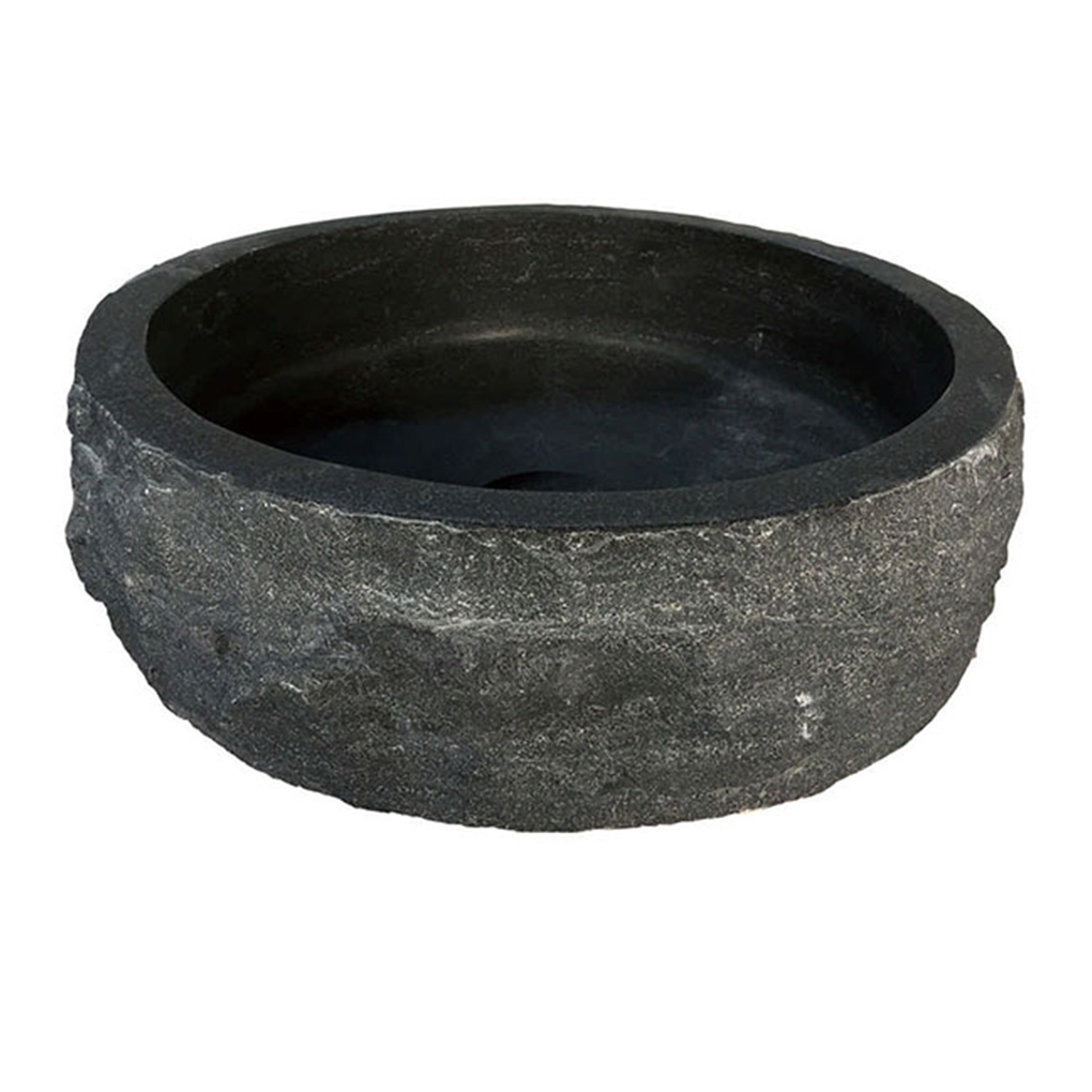 Wiesbaden Raw Waskom Hamerslag 40x12cm Hardsteen Gezoet